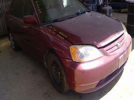 2003 HONDA CIVIC, BURGUNDY, EX, VTEC, 1.7L,  AT,  A25129